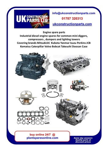 Mini digger engine - digger, flyer