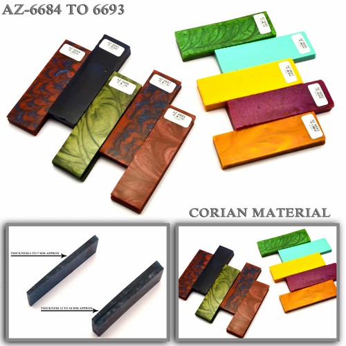 Corian knife handle blanks - corian,