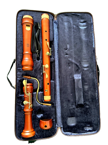 Yamaha bass recorder wooden - bass,