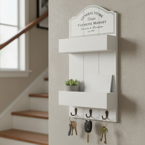 Large white wall mounted - white,