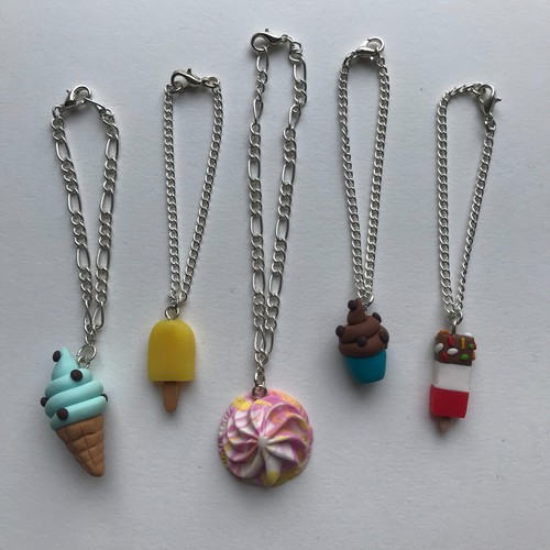 Doll necklace set ice cream - set,