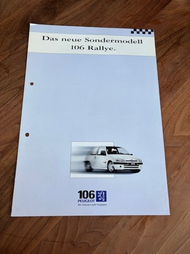 Peugeot 106 rally brochure - peugeot,