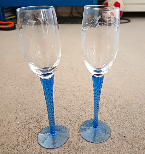 Set clear glass - set, wine