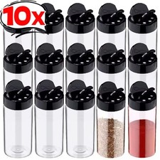 1Pcs with Butterfly Lids Labels Spice Jars  for Herbs Powders Salt Pepper