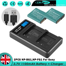 2× Battery NP-BG1 NP-FG1 &