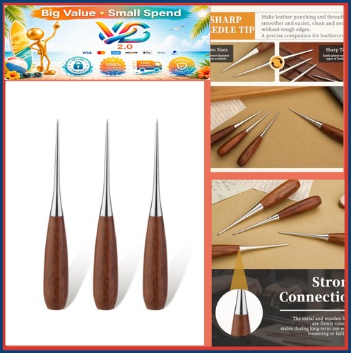 Pack sewing awl leather - 3,