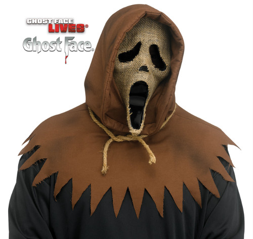 Ghost face mask scarecrow - ghost,
