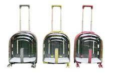 Transparent Trolley Case Travel Dog Cat Pet Bag Breathable Carrier Bag