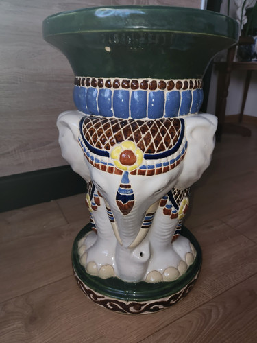 Nice oriental elephant - elephant, stool