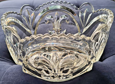 Vintage Heavy Cut Glass Fruit