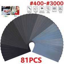 UK 81Pcs Assorted Sanding Wet