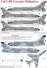 1:48 Decal Vought F-8H