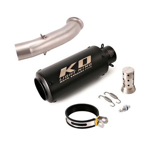 Motorcycle exhaust middle pipe - exhaust,
