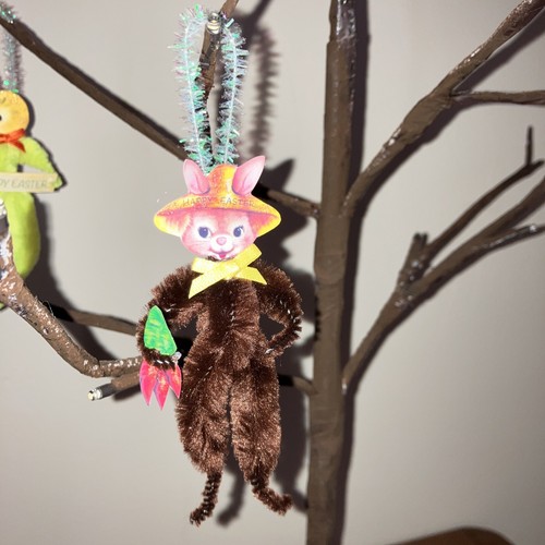 Chenille vintage style easter - style,