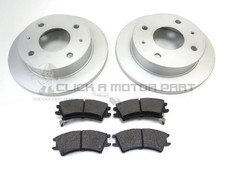 FRONT 2 BRAKE DISCS AND PADS