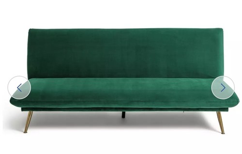 Habitat matteo velvet seater - habitat, 2
