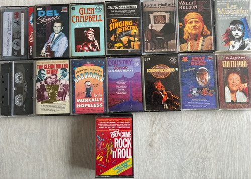 Vintage audio cassette tapes - audio,
