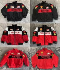 uk Unisex Adults Ferrari Racing Jacket Vintage Style F1 Ferrari Jacket Mens Coat