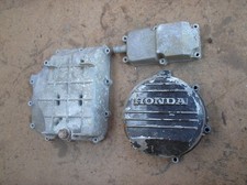 Honda VFR 400 VFR400R NC24 engine covers x3 sump magneto breather USED AS FOUND