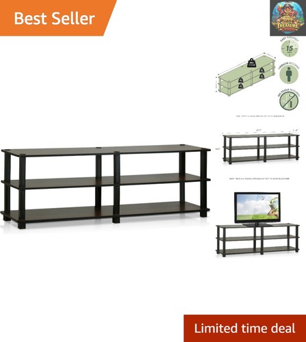 Stylish dark brown tools tv - stylish,