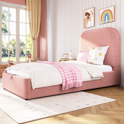 Upholstered bed 3ft - upholstered, single