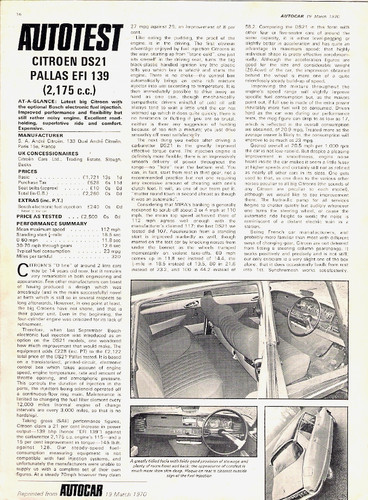 Citroen pallas efi road - citroen, ds