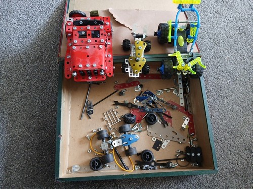 Meccano job lot parts - meccano,