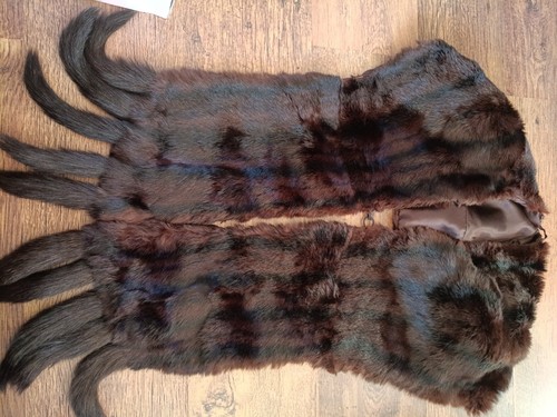 Vintage faux fur stole - faux,
