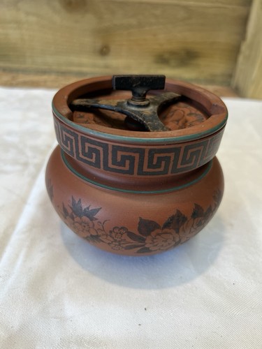 Antique tobacco jar humidor - antique,