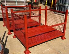 post pallet, half front cage, stillage 830Int x 1130Int x 850(h) heavy duty