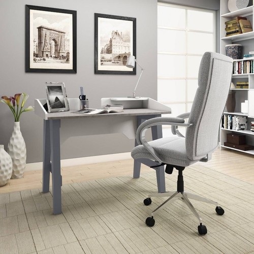 Truro desk grey and - desk, faux