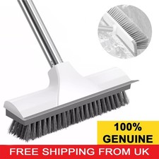 Sweeping Yard Brush with Long Handle Stiff Bristle Outdoor Garden Broom Sweeper
