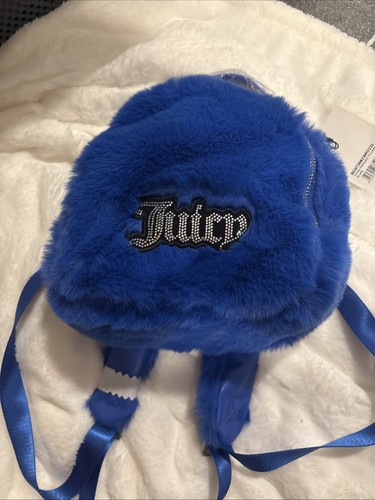 Juicy couture blue faux - , fur