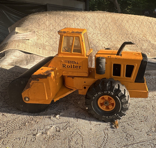 Vintage tonka road roller - tonka,