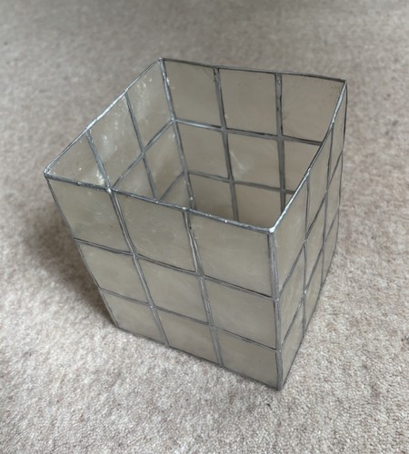 Vintage rectangular capiz - vintage,
