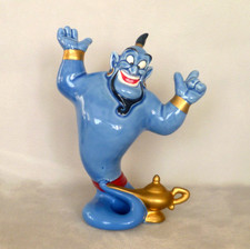 Disney Aladdin Genie & Lamp Ceramic Figurine. Vintage 1990s 7” tall. Japan. VGC
