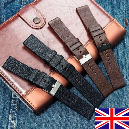Genuine calf leather watch - leather,