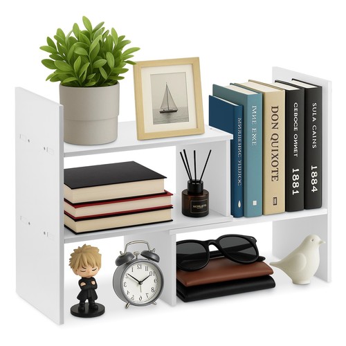 Wood bookcase desktop - bookcase, book