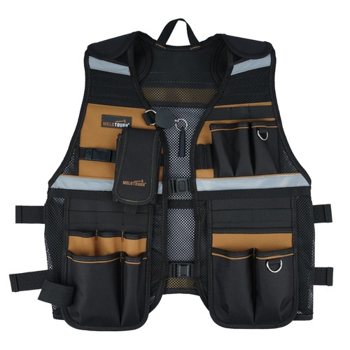 Melotough tool vest reflective - melotough,