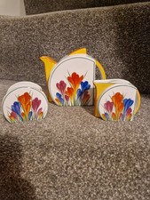 Clarice Cliff Crocus Tea Set