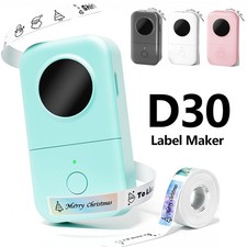 Phmemo Label Maker Machine with Tape, D30 Mini Bluetooth protable Label Printer