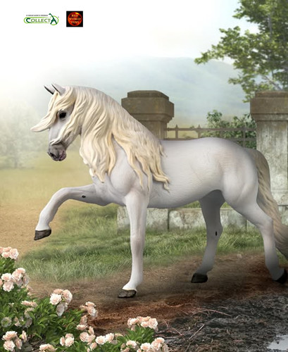 Lipizzaner horse toy model - lipizzaner,