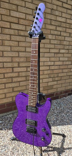 Telecaster guitar purple - hh,