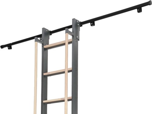 Sliding library ladder - ladder, with