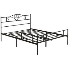 HOMCOM King Bed Frame with Headboard Footboard Under-bed Storage, Refurbished