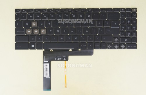 New blue backlit keyboard - uk,