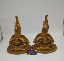 12" plaster Cherub wall hang