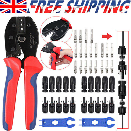 Solar crimping tool ratcheting - tool,