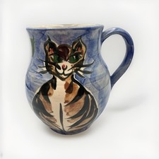 Vintage Studio Pottery Cat &