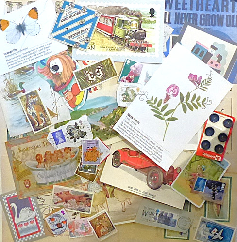 Vintage ephemera paper - vintage,